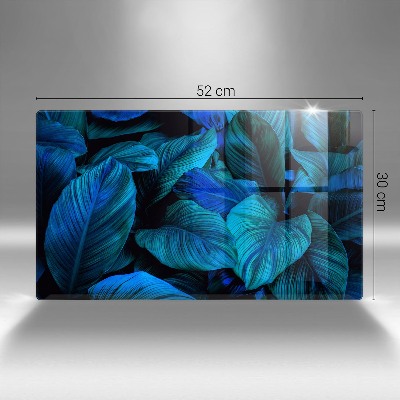 Base para velas de cemitério Folhas de vegetação da selva