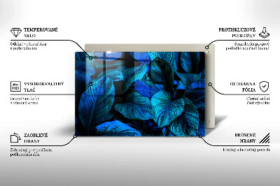 Base para velas de cemitério Folhas de vegetação da selva