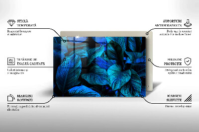 Base para velas de cemitério Folhas de vegetação da selva