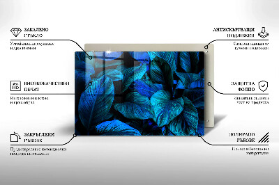 Base para velas de cemitério Folhas de vegetação da selva