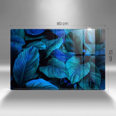 Base para velas de cemitério Folhas de vegetação da selva