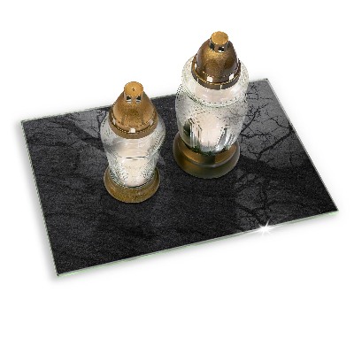 Base para velas de cemitério Textura de pedra