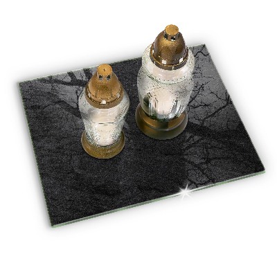 Base para velas de cemitério Textura de pedra