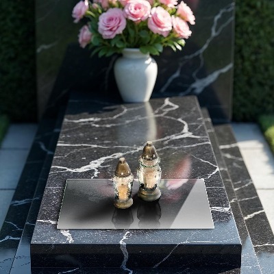 Base para velas de cemitério textura da rocha