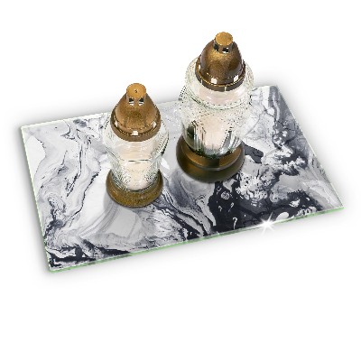 Base para velas de cemitério Abstração de tinta