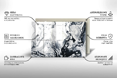 Base para velas de cemitério Abstração de tinta