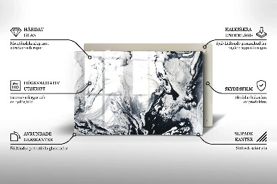 Base para velas de cemitério Abstração de tinta