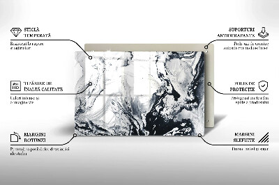 Base para velas de cemitério Abstração de tinta