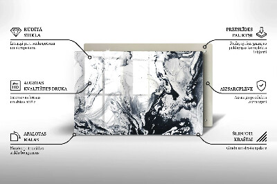 Base para velas de cemitério Abstração de tinta