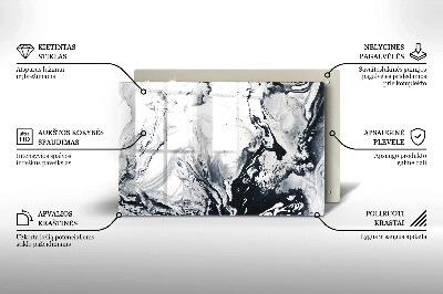 Base para velas de cemitério Abstração de tinta