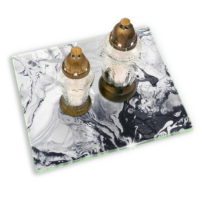 Base para velas de cemitério Abstração de tinta