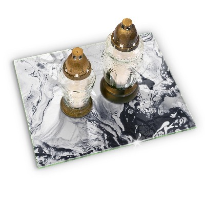 Base para velas de cemitério Abstração de tinta