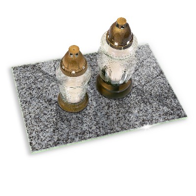 Base para velas de cemitério Textura de pedra