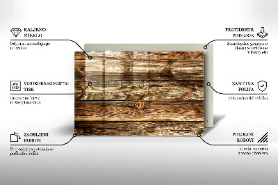 Base para velas de cemitério Textura de prancha de madeira