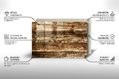 Base para velas de cemitério Textura de prancha de madeira