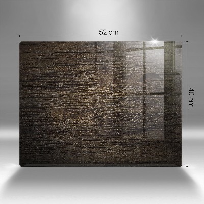 Base para velas de cemitério Casca de textura de madeira