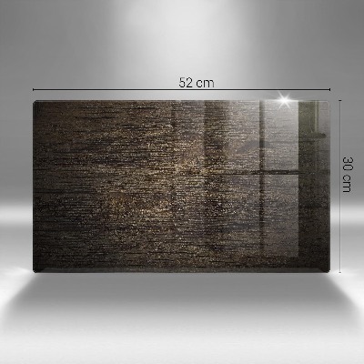 Base para velas de cemitério Casca de textura de madeira