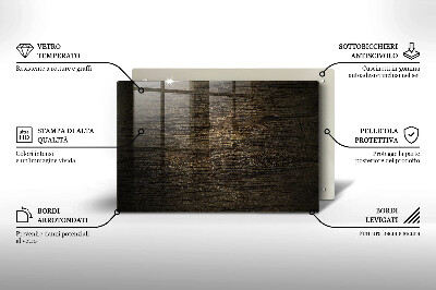 Base para velas de cemitério Casca de textura de madeira