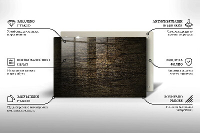 Base para velas de cemitério Casca de textura de madeira