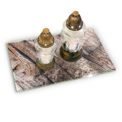 Base para velas de cemitério Estrutura de madeira