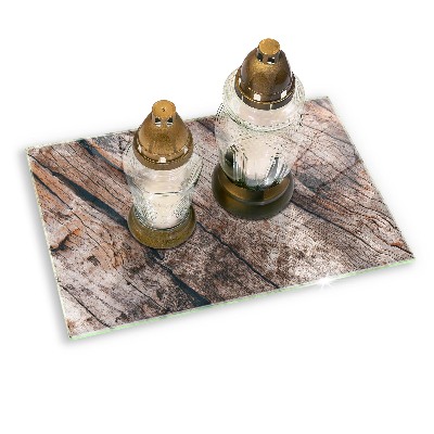 Base para velas de cemitério Estrutura de madeira