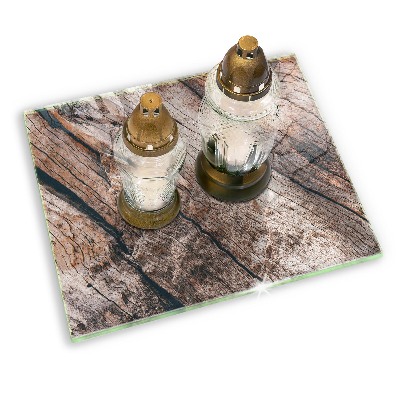 Base para velas de cemitério Estrutura de madeira