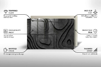 Base para velas de cemitério Formas de pedra 3D