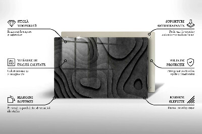 Base para velas de cemitério Formas de pedra 3D