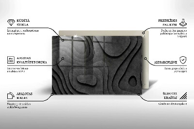 Base para velas de cemitério Formas de pedra 3D