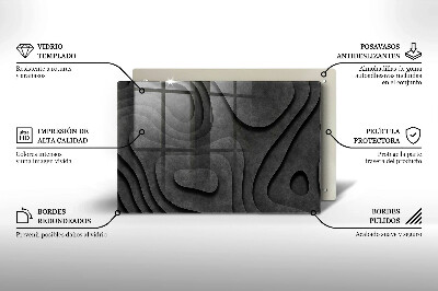 Base para velas de cemitério Formas de pedra 3D