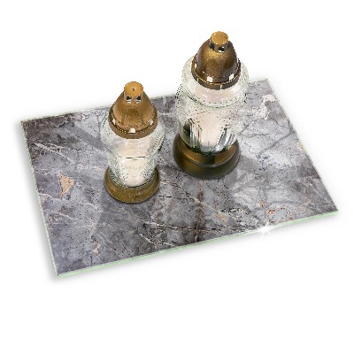 Base para velas de cemitério Textura de pedra