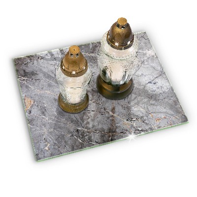 Base para velas de cemitério Textura de pedra