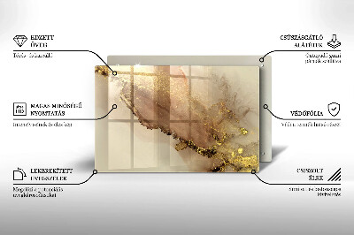 Base para velas de cemitério Ouro abstrato