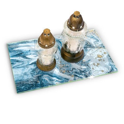 Base para velas de cemitério Estrutura com ouro