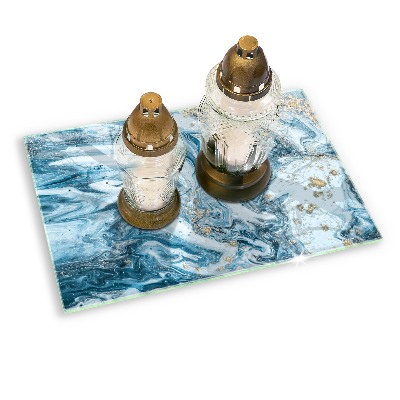 Base para velas de cemitério Estrutura com ouro