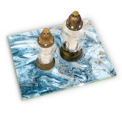 Base para velas de cemitério Estrutura com ouro