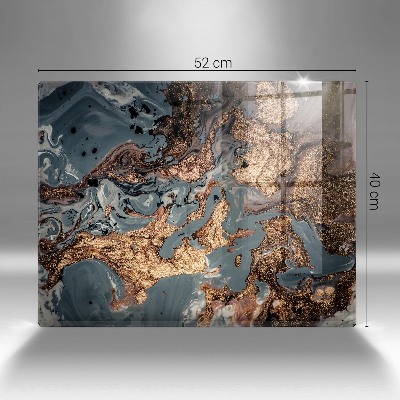 Base para velas de cemitério Estrutura de rocha dourada