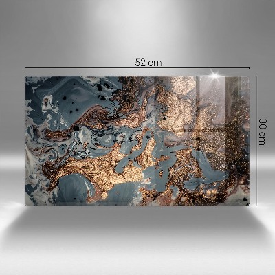 Base para velas de cemitério Estrutura de rocha dourada