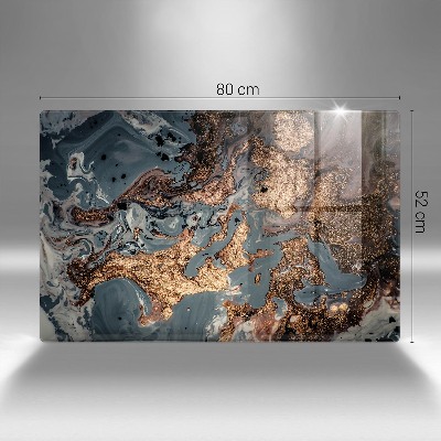 Base para velas de cemitério Estrutura de rocha dourada