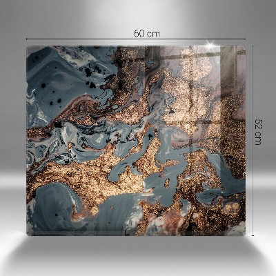 Base para velas de cemitério Estrutura de rocha dourada