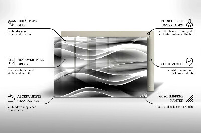 Base para velas de cemitério Linhas suaves de abstração