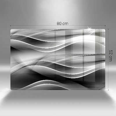 Base para velas de cemitério Linhas suaves de abstração