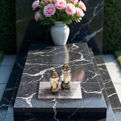 Base para velas de cemitério Tábuas de madeira velhas