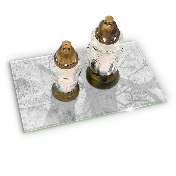 Base para velas de cemitério Textura de concreto