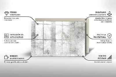 Base para velas de cemitério Textura de concreto