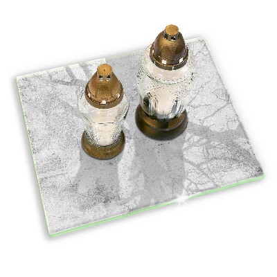 Base para velas de cemitério Textura de concreto