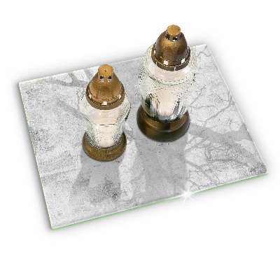 Base para velas de cemitério Textura de concreto