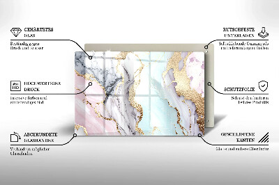 Base para velas de cemitério Mármore pastel