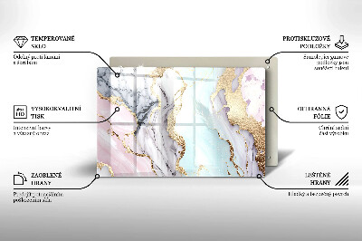 Base para velas de cemitério Mármore pastel