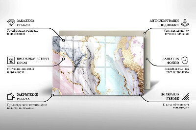 Base para velas de cemitério Mármore pastel